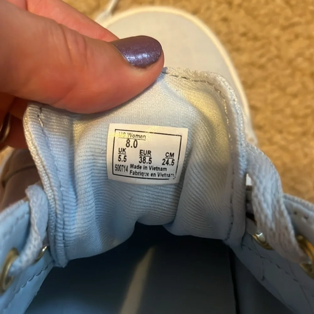Vans Ward Lo Sneaker Women's Size 8 Powder Blue